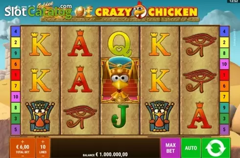 Скрин2. Golden Egg of Crazy Chicken слот