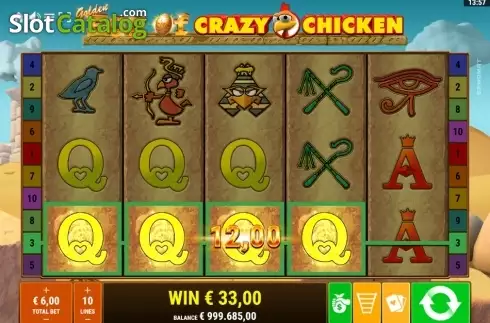 Скрин4. Golden Egg of Crazy Chicken слот