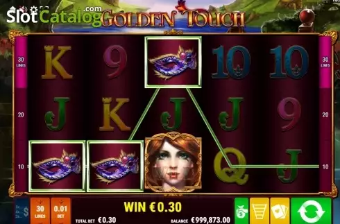 Скрин2. Golden Touch слот