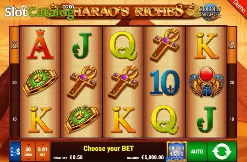 Скрин2. Pharao's Riches GDN слот