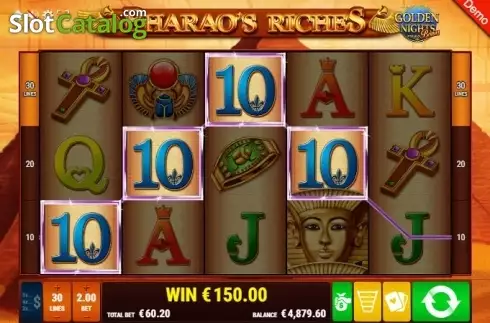 Скрин3. Pharao's Riches GDN слот
