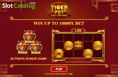 Скрин2. Tiger Pot: Hold The Spin слот