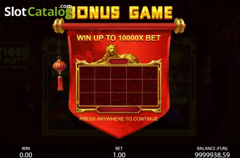 Скрин8. Tiger Pot: Hold The Spin слот