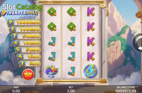 Скрин2. 9 Thunderbolts слот