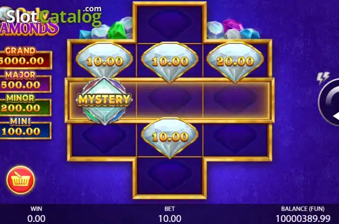 Скрин2. Only Diamonds слот