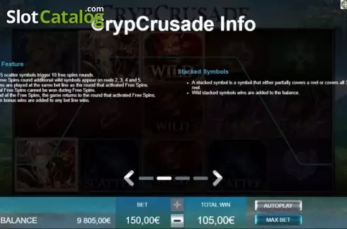 Скрин9. CrypCrusade слот