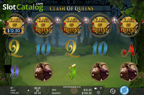 Скрин4. Clash of Queens слот