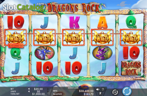 Скрин4. Dragons Rock слот