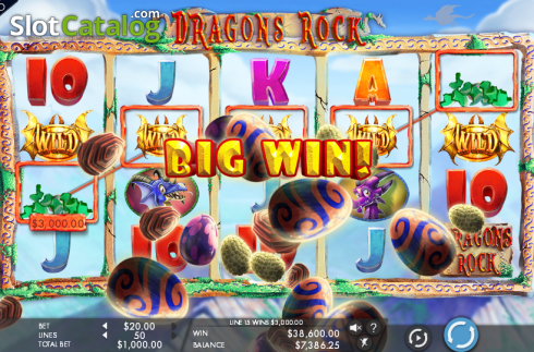 Скрин5. Dragons Rock слот