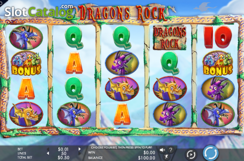 Скрин7. Dragons Rock слот