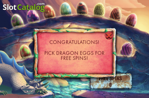Скрин9. Dragons Rock слот