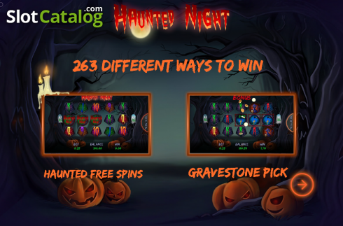 Скрин2. Haunted Night слот