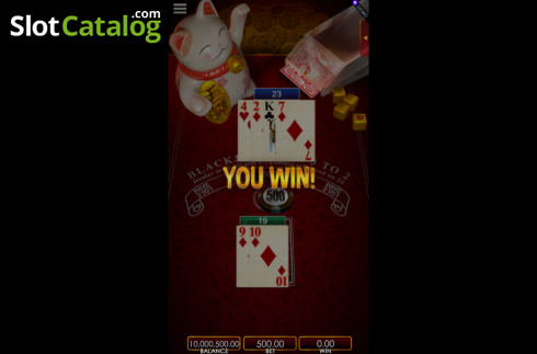 Скрин3. Lucky Cat Blackjack слот