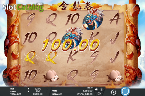Скрин3. Dragon Scroll XL слот