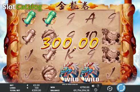 Скрин4. Dragon Scroll XL слот