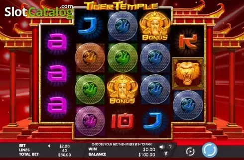 Скрин2. Tiger Temple слот