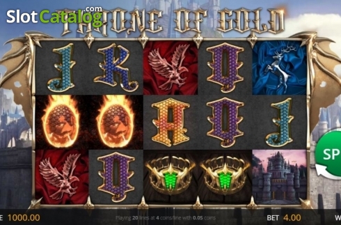 Скрин2. Throne of Gold слот