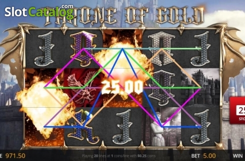Скрин4. Throne of Gold слот