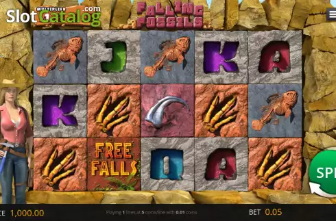 Скрин2. Falling Fossils слот
