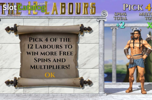 Скрин6. Hercules The 12 Labours слот
