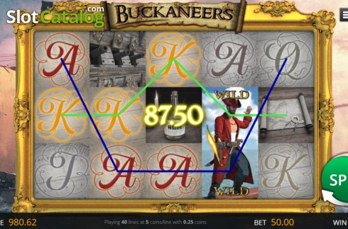 Скрин3. Buckaneers слот