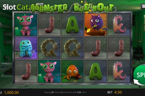 Скрин2. Monster Breakout слот