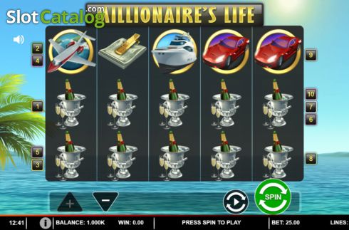 Скрин2. Millionaire’s Life слот