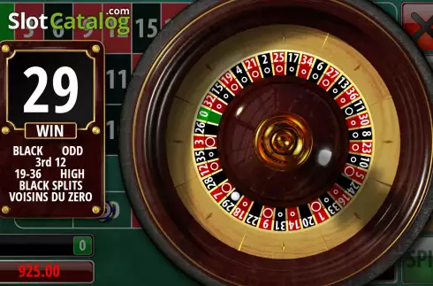 Скрин4. European Roulette (Genii) слот
