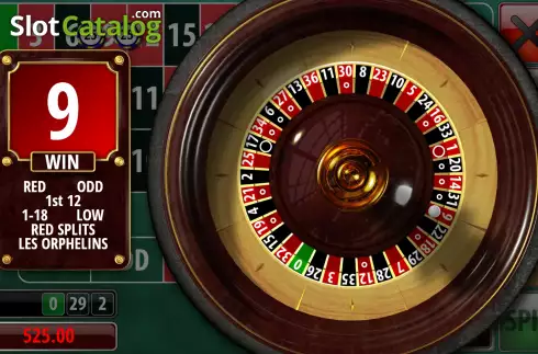Скрин5. European Roulette (Genii) слот