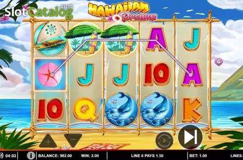 Скрин4. Hawaiian Dreams (Genii) слот