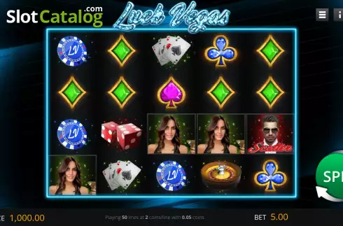 Скрин2. Luck Vegas слот