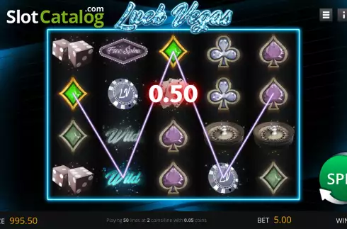 Скрин3. Luck Vegas слот