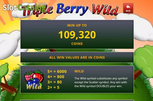 Скрин6. Triple Berry Wild слот