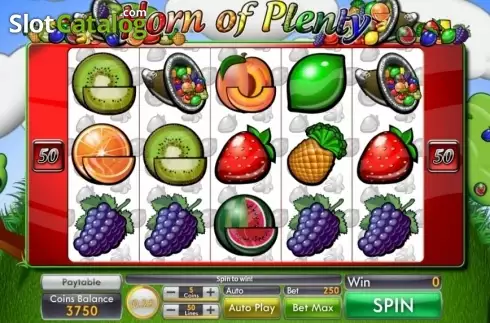 Скрин2. Horn of Plenty слот