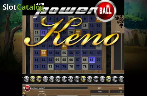 Keno Powerball слот