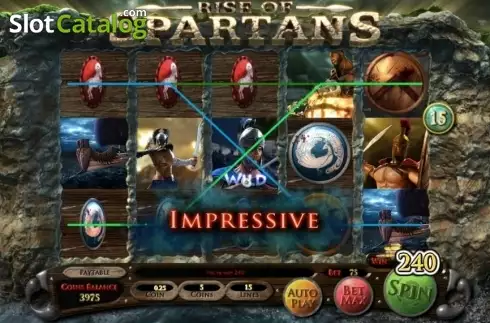 Скрин4. Rise of Spartans слот