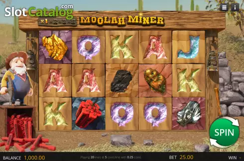 Скрин2. Moolah Miner слот