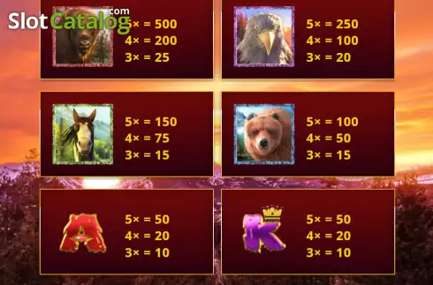 Скрин8. Golden Wolf Mega Reel слот