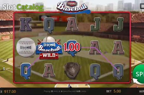 Скрин4. Legends of Baseball слот