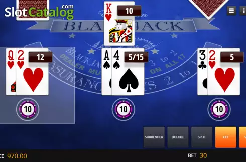 Скрин3. European Blackjack Elite Edition слот