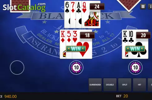 Скрин4. European Blackjack Elite Edition слот