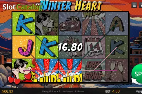 Скрин3. Winter Heart слот