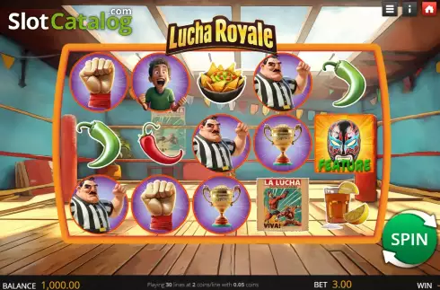 Скрин2. Lucha Royale слот