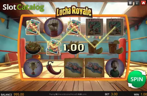Скрин3. Lucha Royale слот