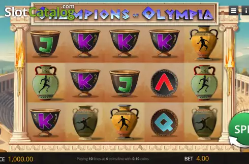 Скрин2. Champions of Olympia слот