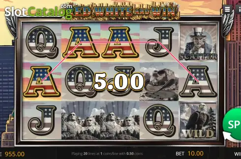 Скрин3. Red White and Win (Genii) слот