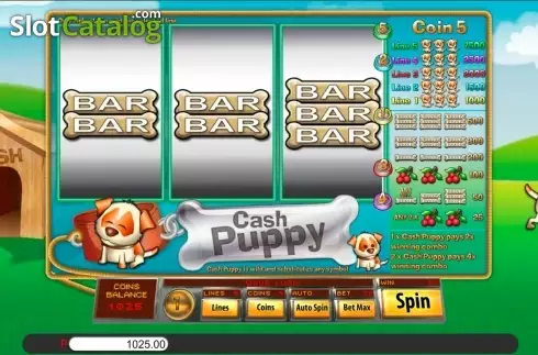 Скрин2. Cash Puppy слот