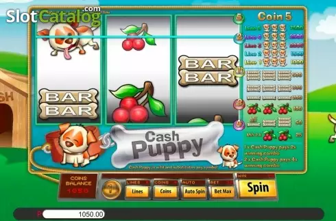 Скрин3. Cash Puppy слот