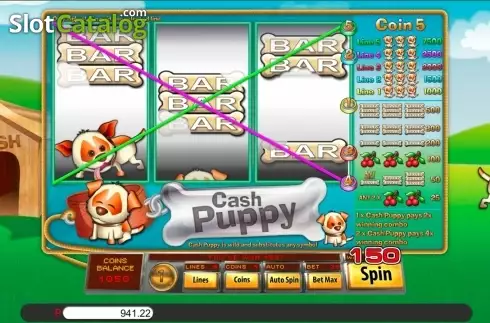 Скрин5. Cash Puppy слот