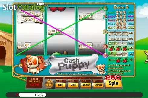 Скрин6. Cash Puppy слот